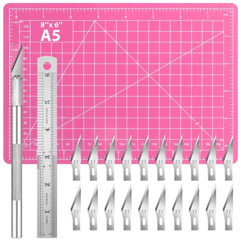 プロのカービングナイフセット、ペーパーカットモデルカッター、ナイフブレード付きカービングカッター、手工芸品ツール