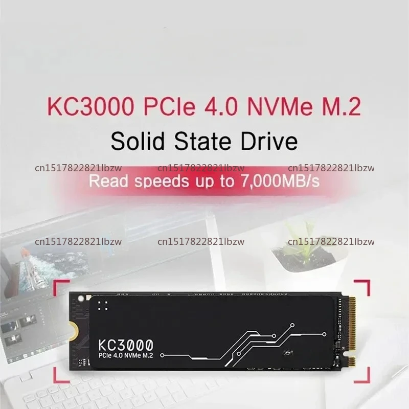 SSD M2 Nvme M.2 2280 PCIe 4.0 X4 KC3000 1024GB 512GB 1TB 2TB Internal Solid State Drive PS5 Desktop Hard Drive