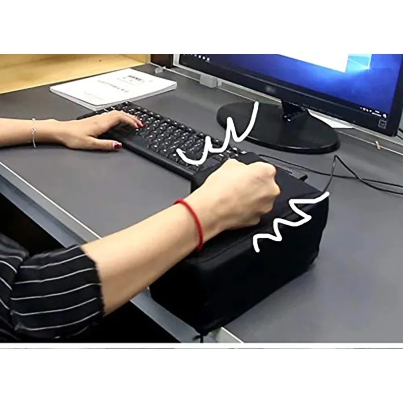 New Big USB Enter Key Anti Stress Button Decompression Computer Any Vent Pillows Button Desktop Pillow for Programmer