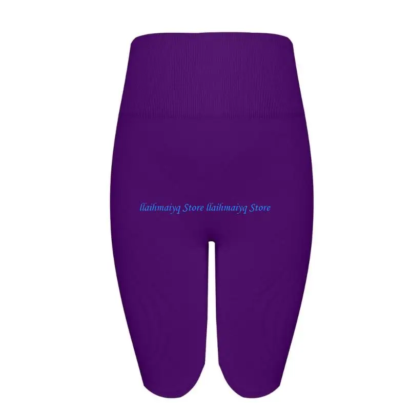 573B Womens High Waist capris Leggings Tummy Controls Yoga Gym Capris Pants Gift