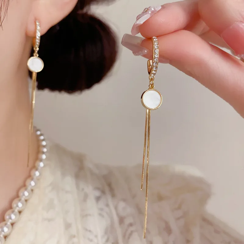 brincos-de-concha-redondos-simples-com-borla-estilo-retro-luxuosos-delicados-versateis-longos-elegantes-e-que-alongam-a