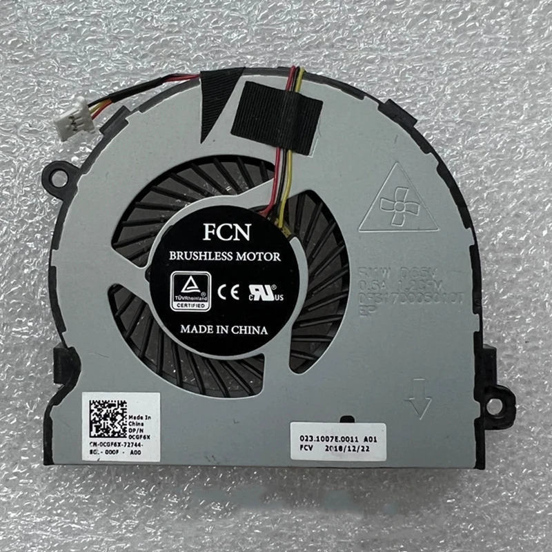 0CGF6X New Original For DELL Vostro 15 3568 3568 Laptop CPU Cooling Fan Cooler Fan Heatsink Radiator CGF6X CN-0CGF6X 100% Tested