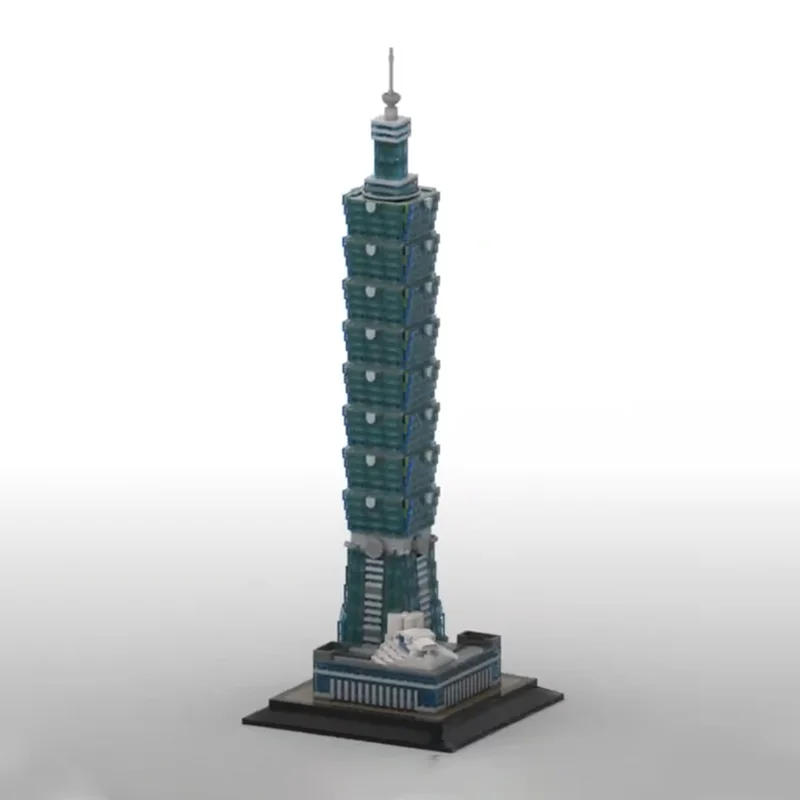 2427pcs MOC Taipei Architecture Street Scene Model Building Blocks Advanced Build Pack Premium Detailed Challenge Craft Toy Gift