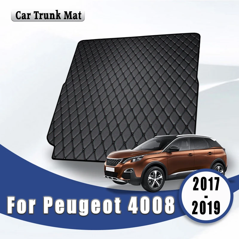 

Коврики в багажник автомобиля для Peugeot 4008 2017 2018 2019, автомобили, грузовые коврики, аксессуары для интерьера, товары, автомобильные детали