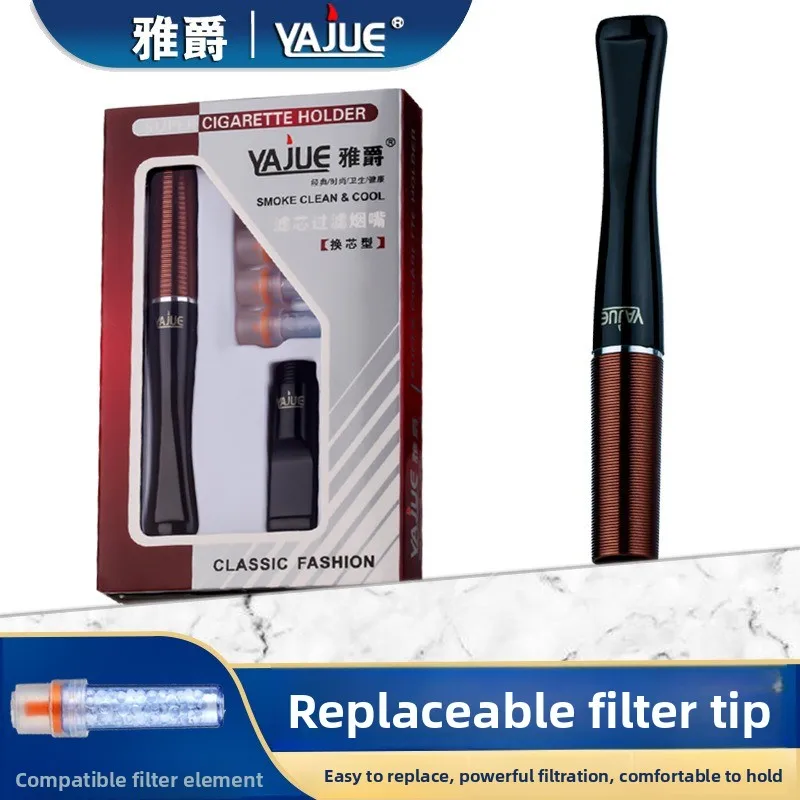 Cycle Use For Thick Thin Cigarette filter Cleanable Microfilter Smoke Holder Tar Filtration Cigarette Mouth Filter Smoking Tool