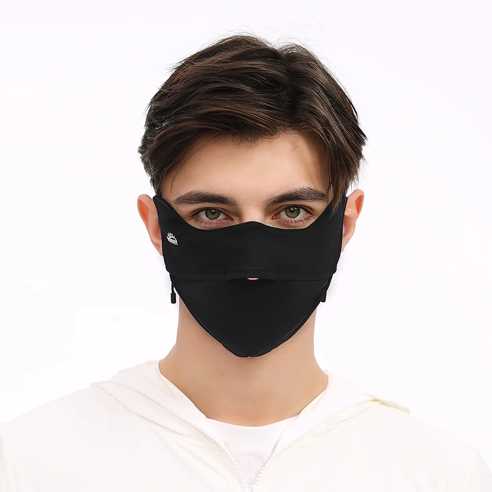 

OhSunny Cool Feeling маски для лица летняя защита от солнца крышка для лица UPF50 + дышащая УФ-маска с открытым носом уличная маска для лица