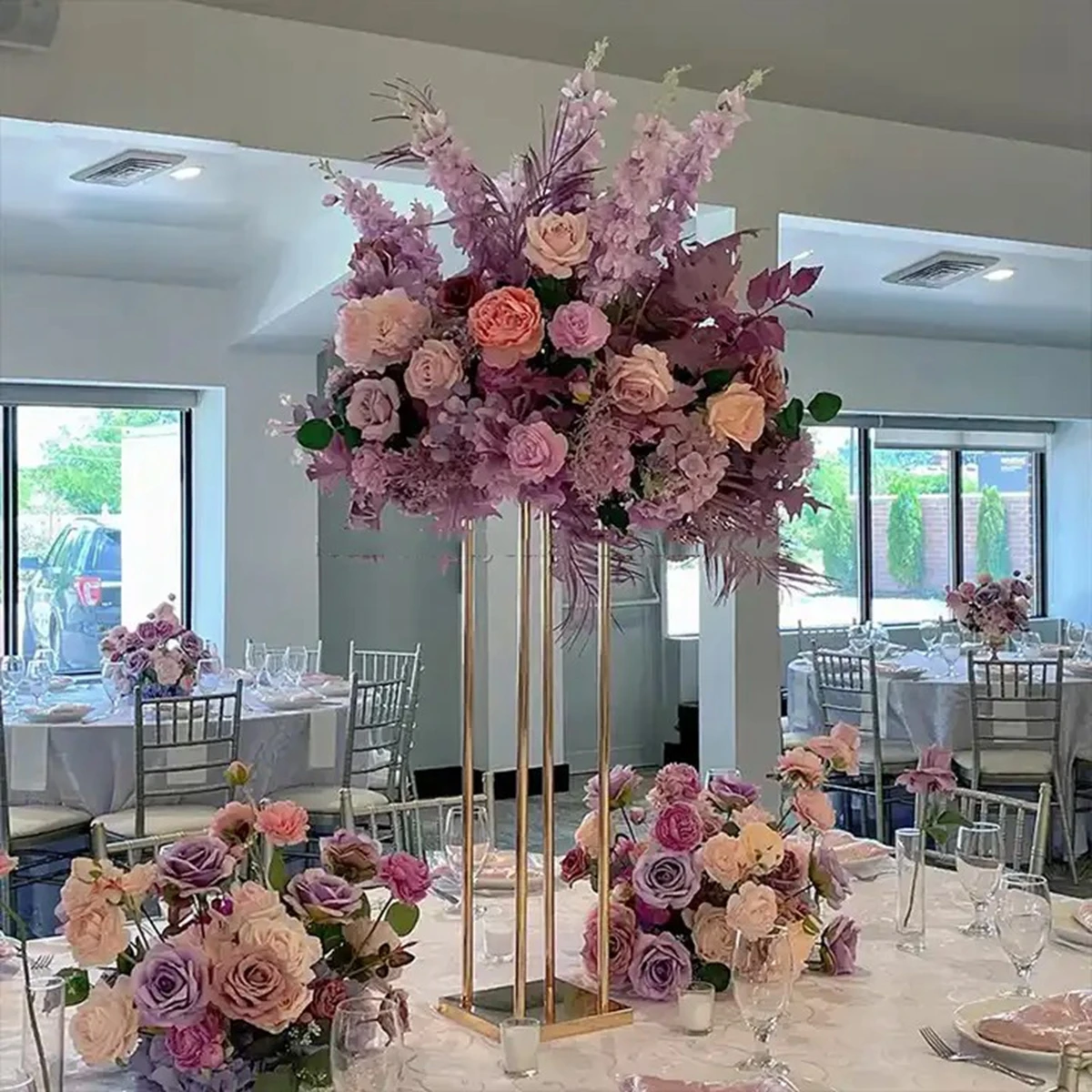 wedding event table centerpiece  flower vase for party backdrop arrangement decorations 2985