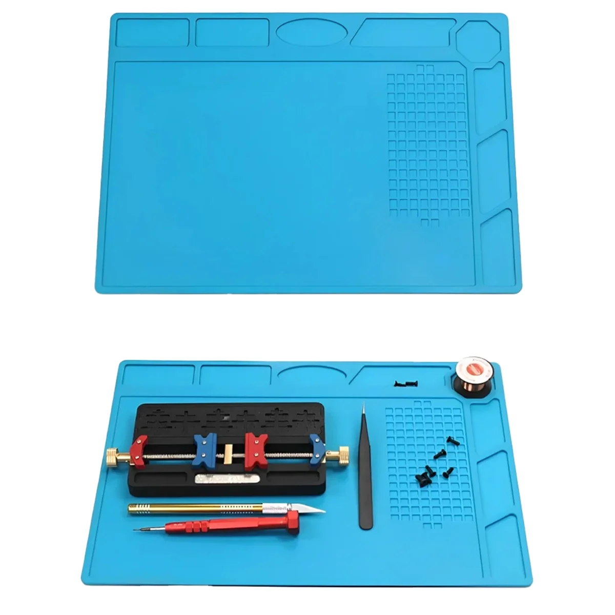 A03R ESD Heat Insulation Soldering Mat Computer Phone Repair Tool Kit Silicone Repair Pad Heatresistant Maintenance 39 X 27cm