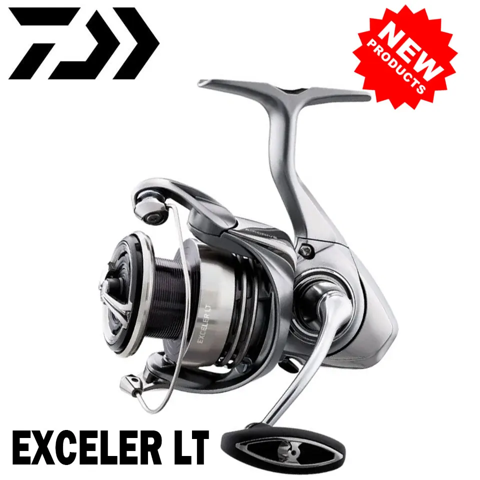 NEW DAIWA Fishing Reel EXCELER LT (Light&Tough) 1000D-6000D-H Light Strong LC-ABS Metail Spool 4KG-12KG Ultraleve 185g-320g