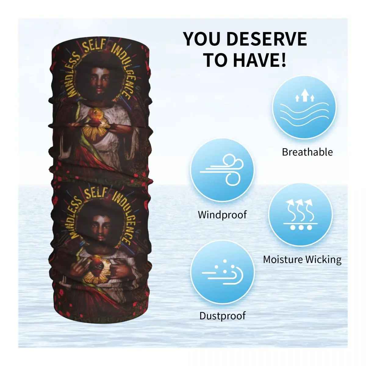 مخصص Msi مايندليس الهيب هوب الذاتي الاستغلال يسوع الرقبة الجراب الرجال النساء الأشعة فوق البنفسجية الوجه درع الشتاء الكهربائية باندانا وشاح للمشي لمسافات طويلة #4