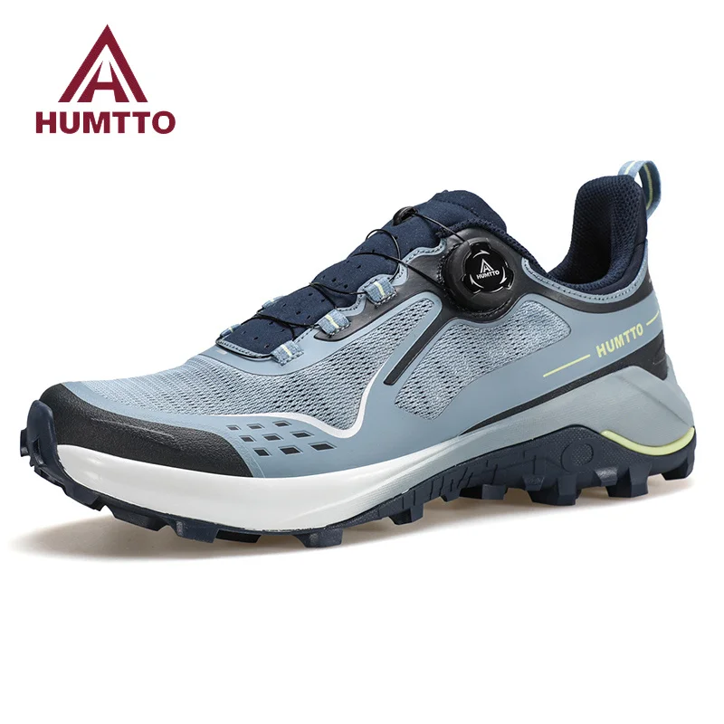 

HUMTTO Brand Running Shoes Summer Breathable Sneaker Mens Luxury Designer Man Trainers Black Non-Leather Casual Sneakers for Men