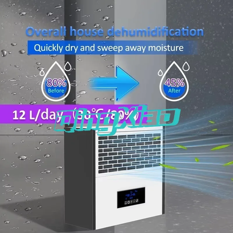 Wall Mounted Pool Dehumidifier Industrial Grade With Air Purification For Indoor Swimming Pools Smart Humidity Control