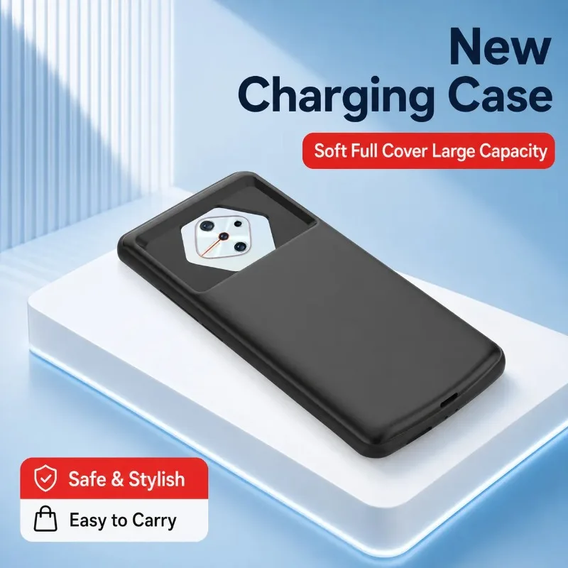 

10000mAh for Vivo Y9S Extended Battery Case Power Bank Built-in for Long Lasting Battery Life and Full Body Protection