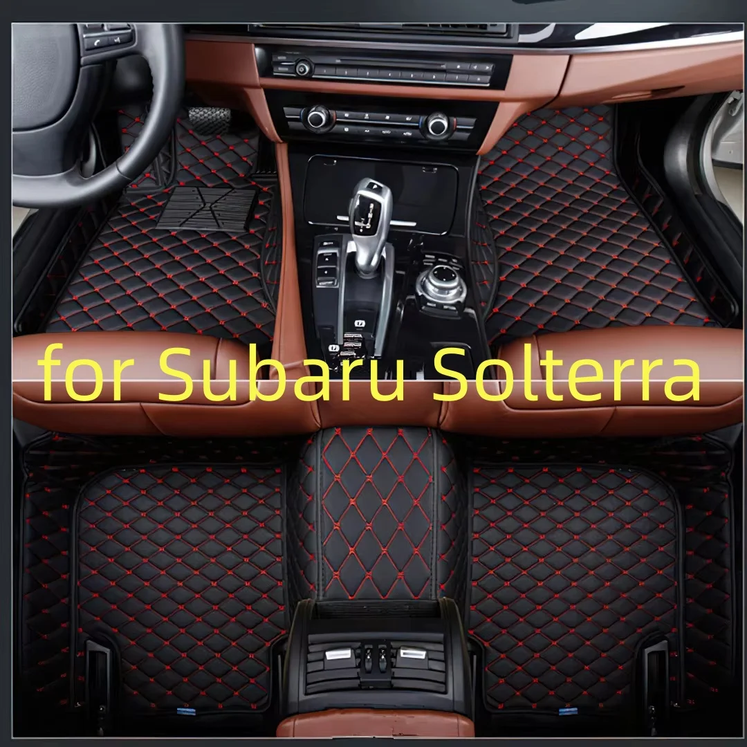 

for Subaru Solterra 2023 2024 2025 car floor mats Auto leather carpet pads foot mat rugs