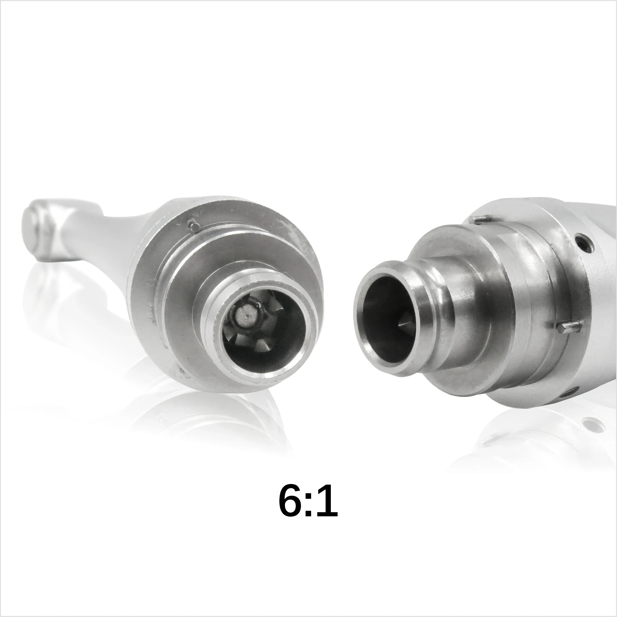 6:1 Endo Super Mini Contra Angle Handpiece Head for Woodpecker 360° Degree Rotating Push Button For Electric Endo Motor