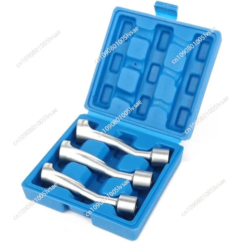 3-Piece Open YouTube Wrench Open Wrench Diesel Injector Open Wrench 14-17-19 mm