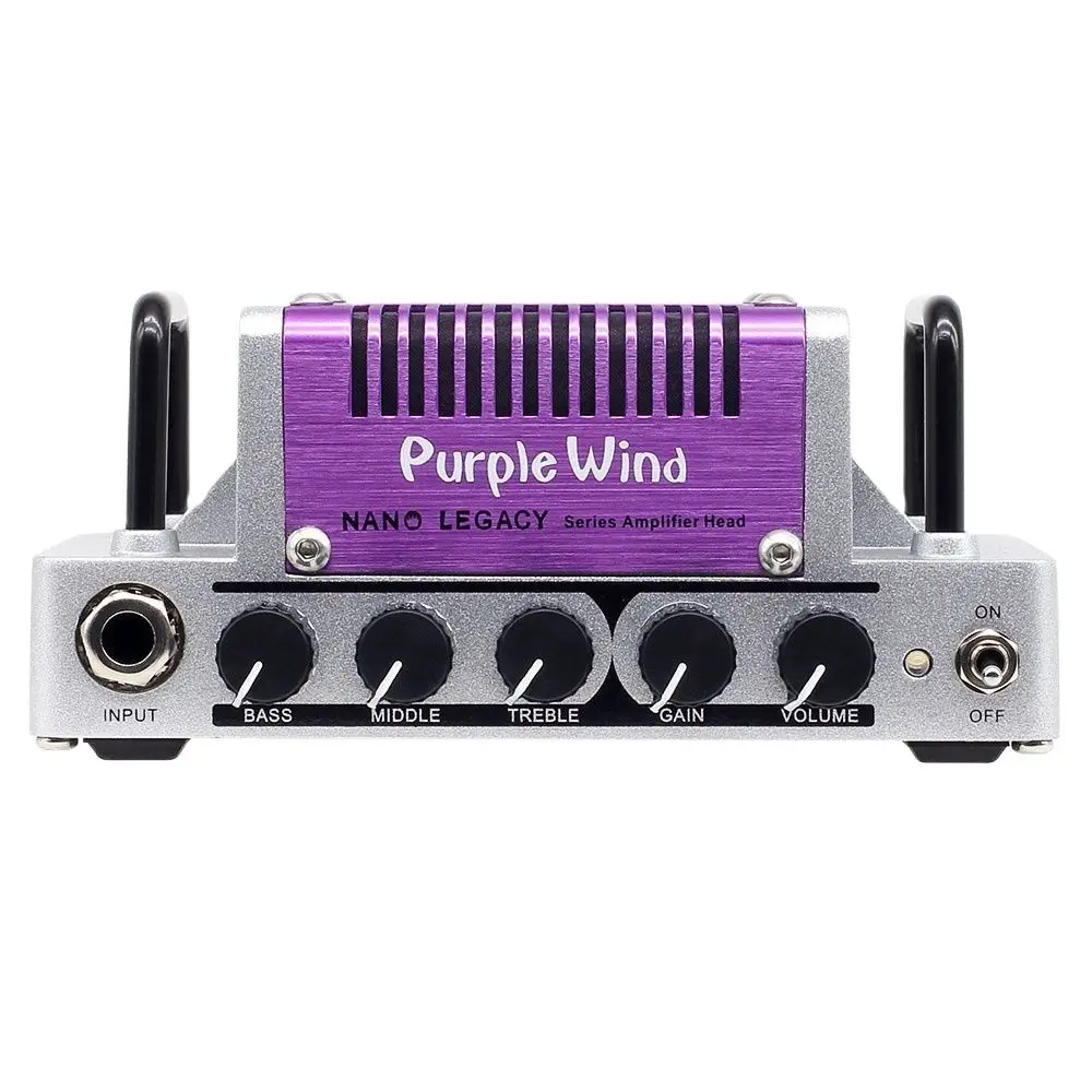 Hotone Nano Legacy Purple Wind 5 Watt Compact Guitar Amp Head with 3 Band EQ NLA-2