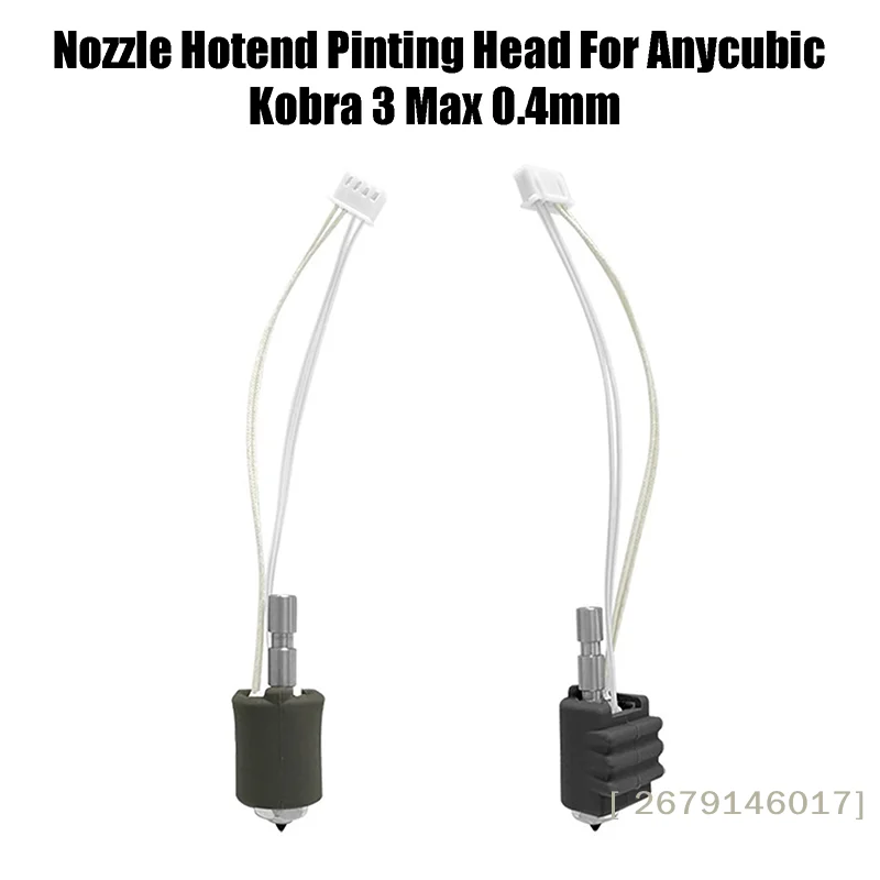 

【YY26】Комплект сопел для Anycubic Kobra 3 Max, печатающая головка Hotend, сопло из закаленной стали 0,4 мм для 3D-принтера Kobra 3 Max Combo
