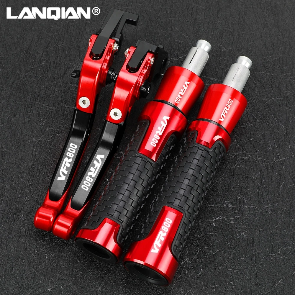 

For HONDA VFR800 FIWI VFR 800 1998 1999 2000 2001 Motorcycle Foldable Brake Clutch Levers 7/8'' 22mm Handlebar Handle Grips Ends