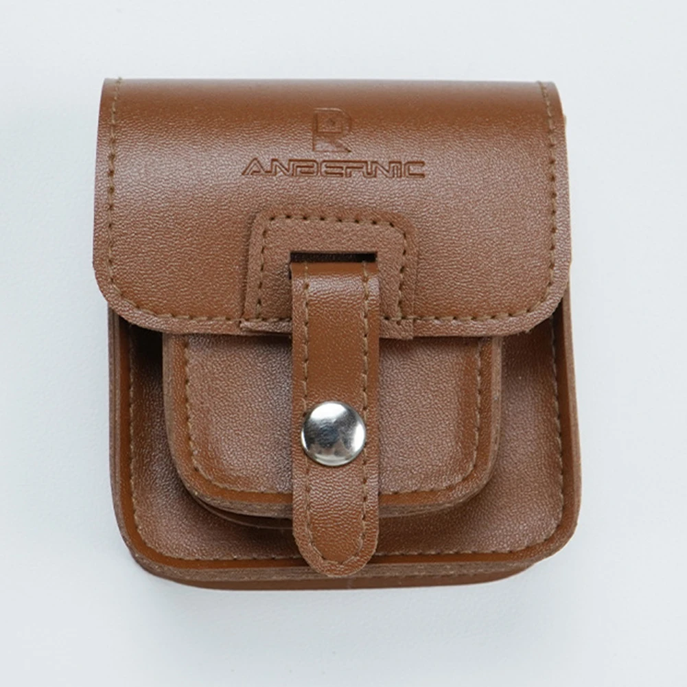 For Anbernic RG34XXSP Game Console Storage Case Anti-Scratch Leather Console Protective Bag Shockproof Outdoor Flap Storage Bag