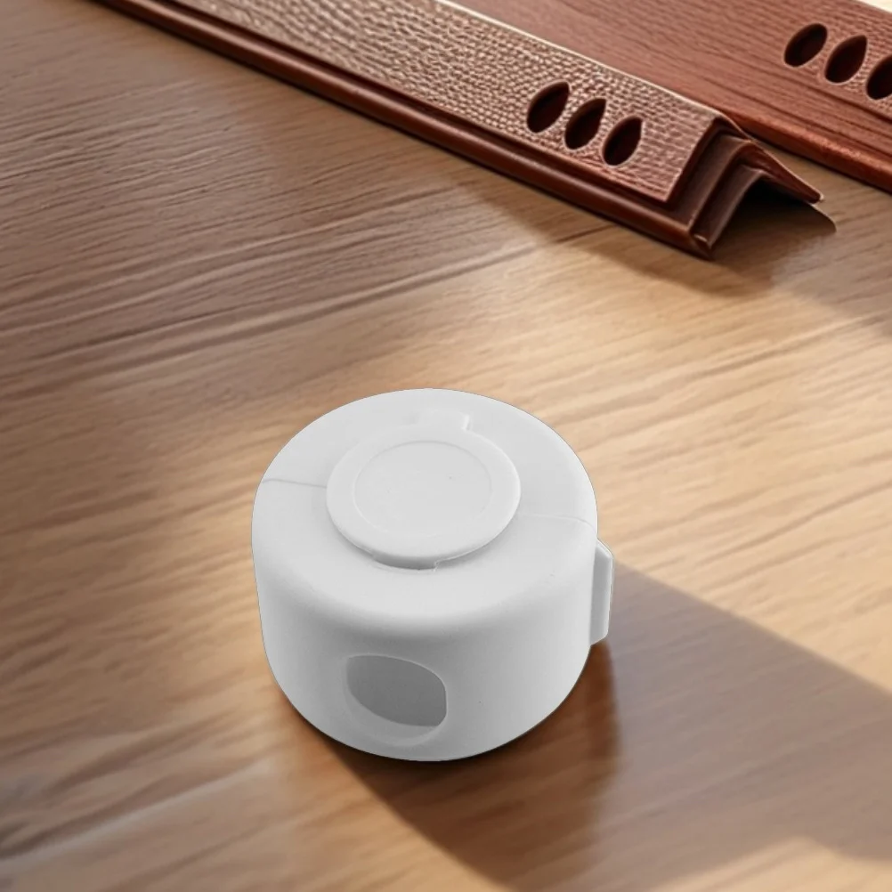 

2pcs Door Handle Protective Cover Thickened White Baby Safety Knob Covers For Kids Childproof Bumper Glove Sleeve Wall Protector