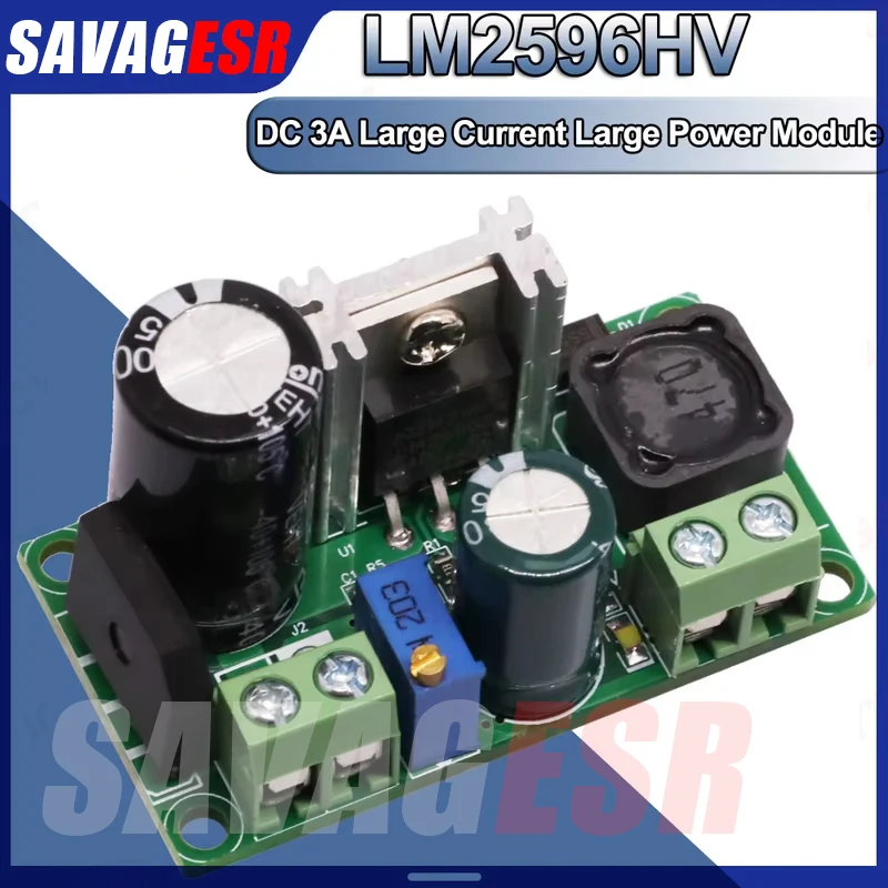 1-10pcLM2596HV AC/DC to DC Buck Step Down Converter Power Supply Module LM2596 3v 3.3V 5V 6V 9V 12V 15V 24V AC 5V-30V, DC 5V-50V