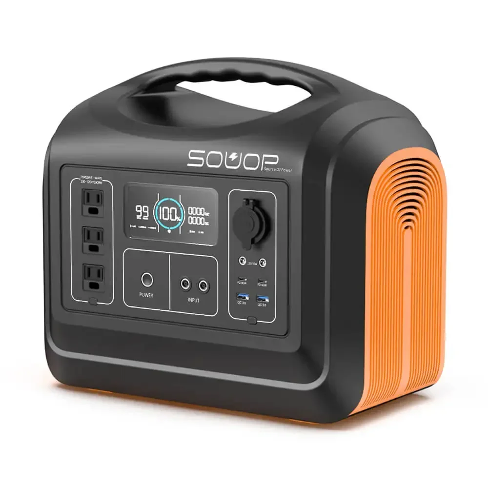 In stock backup charger camping lifepo4 110v emergency ac dc generator 120v portable power station 1800 watt solar battery