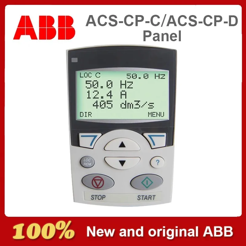 

Original Applicable To ABB Inverter ACS310/ACS355/ACS510/ACS550 ACS510 Chinese Control Panel ACS-CP-D English Panel ACS-CP-C