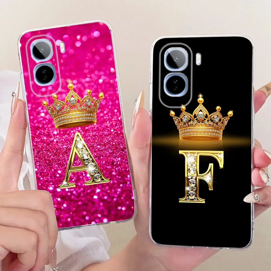

For Vivo T5 Pro 5G Case V2568 Funda Cute Couple Letters Shockproof Soft Silicon Coque for Vivo T5Pro T 5 Pro Phone Case