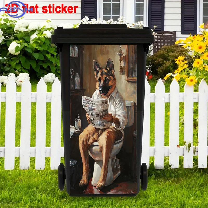 DIY Household Dustbin Transformation 2D Print Decal Attractive Graphic Ornament