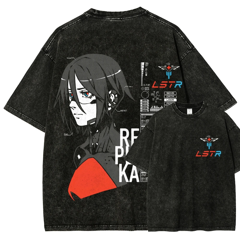 Cosplay Duo Anime - T-shirt con stampa fronte-retro del personaggio