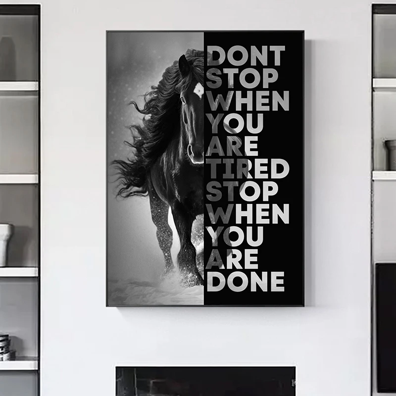 Motivational Quotes Conquer Focus Canvas Painting Lion Tiger Leopard Ferocious Animal Posters Print Wall Living Room Home Decor