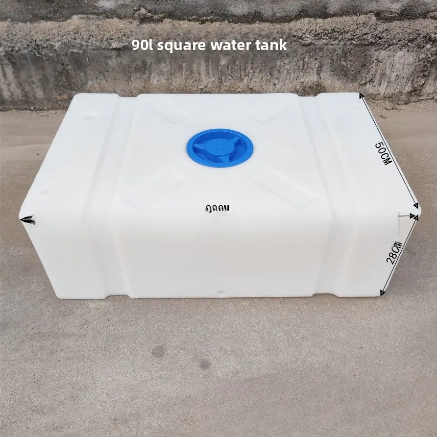 Outdoor RV PE Food Grade Plastic Flat Water Tank, Car Mounted Water Tank, Roof Storage Water Tank