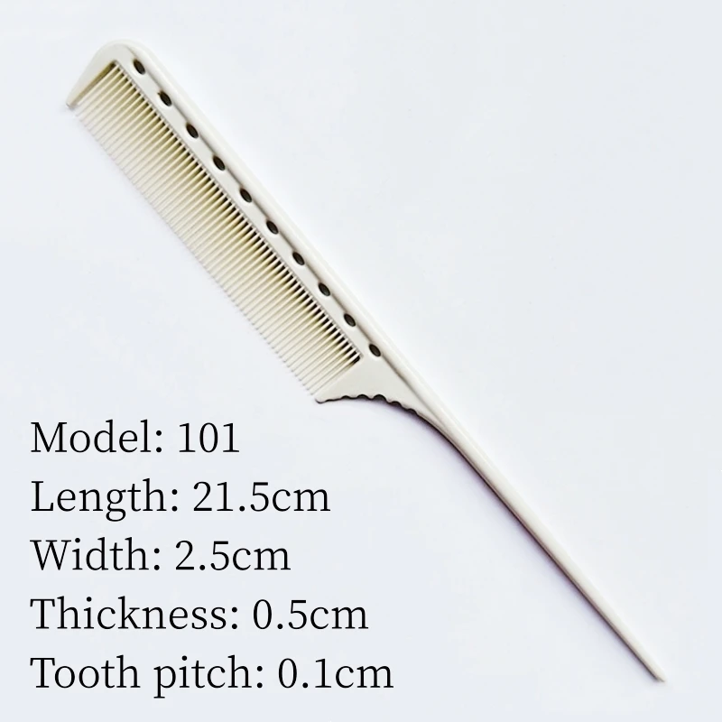 Spitzer Kamm, Friseursalon, Friseurkamm, Friseur, Stahlnadel, spitzer Schwanzkämme, Friseursalon, professionelles Styling, Haarbürste – Detail 7