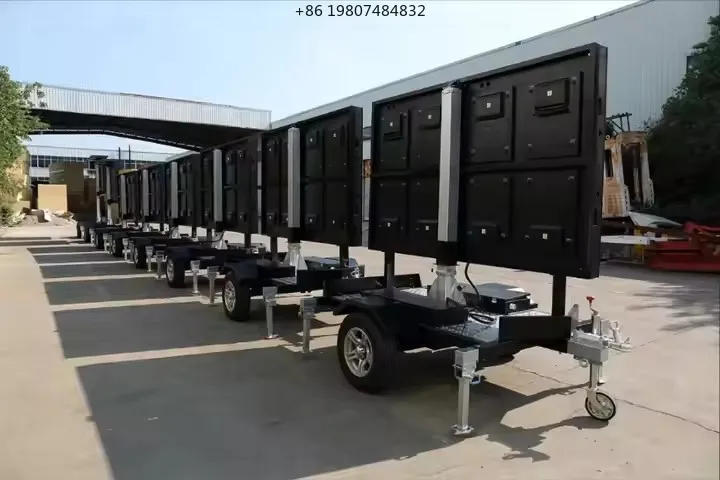 Video Screen 2560x1600mm 1080P HDR10+ 5000cd Outdoor Mobile LED Display Trailer/Truck Screen Panel Waterproof Full Color