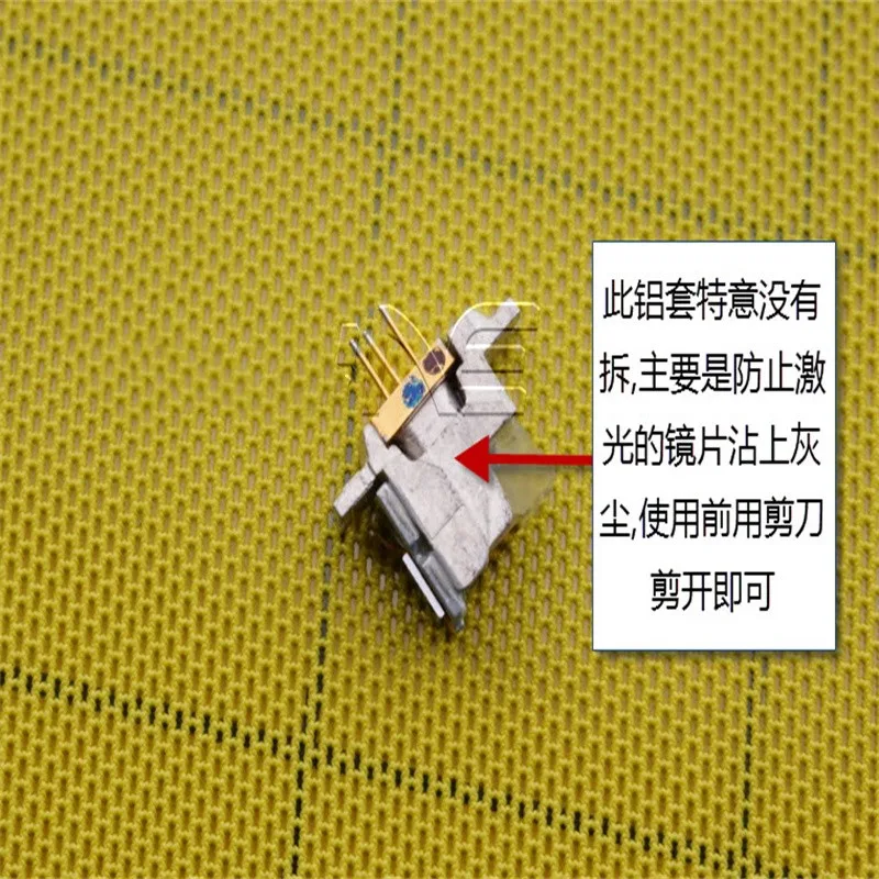 Nichia Diodo láser azul violeta desmontado de 80 mW 405 nm con funda de aluminio con buena protección contra puntos