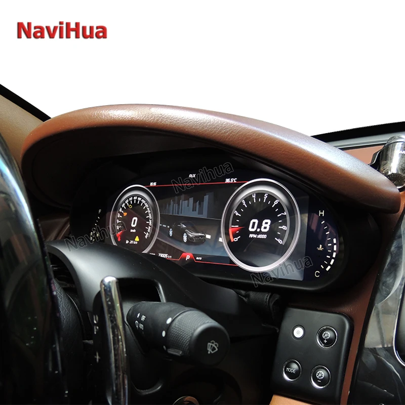 NaviHua Linux System New LCD Screen Car Digital Cluster For Maserati GT 2007 2015 Dashboard Panel Speedometer Auto Meter Display