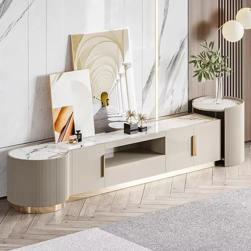 Floor Luxury Modern Tv Cabinet Storage Living Room Universal Home Cabinet Monitor Stand Mueble Para Televisor Furniture For Tv