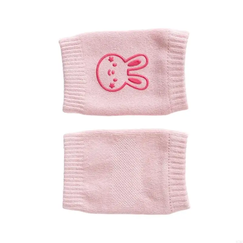 97 BROKYABLE BABY KNEE PAD 유아 만화 패턴 패턴 실내 및 실외 탐사를위한 비 슬립 기능이있는 무릎