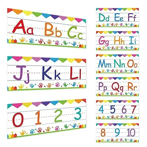 English Words Learning Cards Subject Titles for Bulletin Board Boarder Headliners Classroom Decoration Teacher Teaching Aids