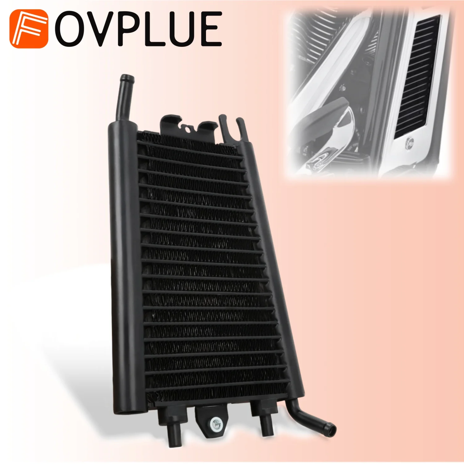 Motocycles Oil Cooler Radiator Device Tank For Harley Softail Breakout Heritage Fat Boy Sport Glide Street Bob Low Rider 2018-UP