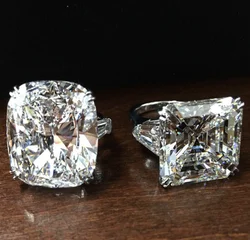 Luxury 100% 925 Sterling Silver Simulated Diamonds Gemstone Wedding Engagement Finger Rings Fine Jewelry Wholesale