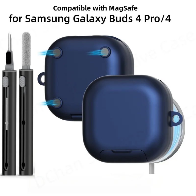 2026 New for Samsung Galaxy Buds 4 Pro Case Capa Compatible with MagSafe For Galaxy Buds 4 Pro Buzz4 Pro Phone Stand Hard Case