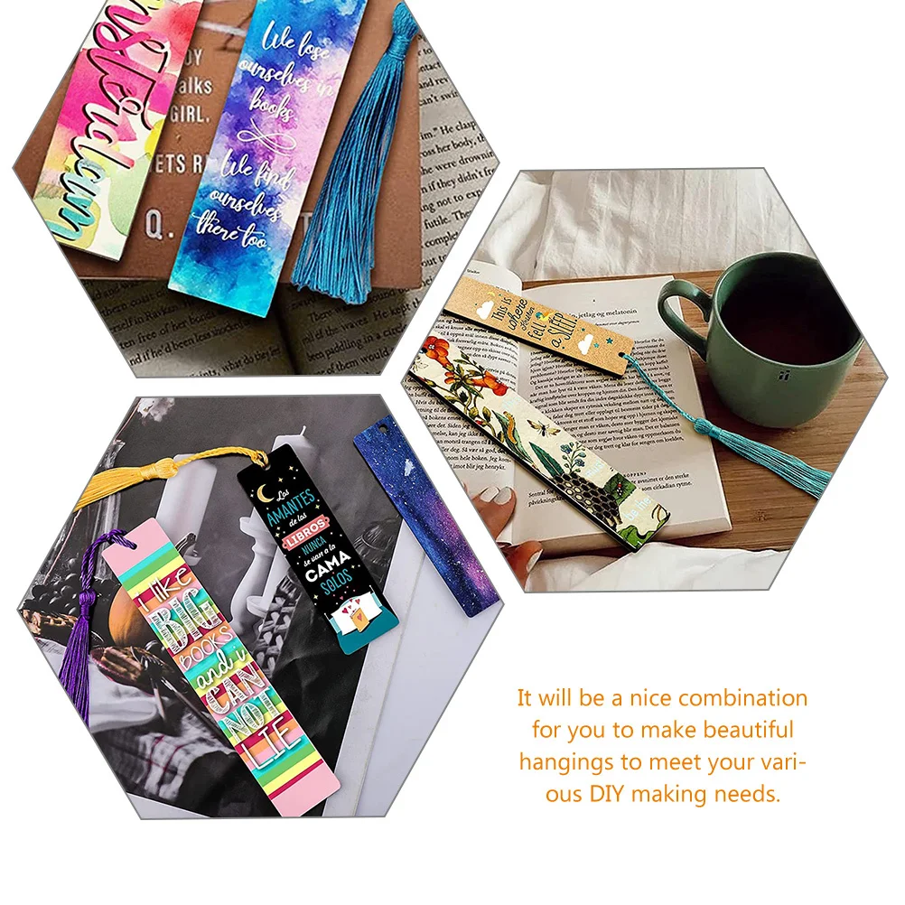 

1Set Blank Bookmarks Sublimation DIY Page Markers Thin Insert Any Book Precious Gift Friends Teachers Readers Blank Bookmarks