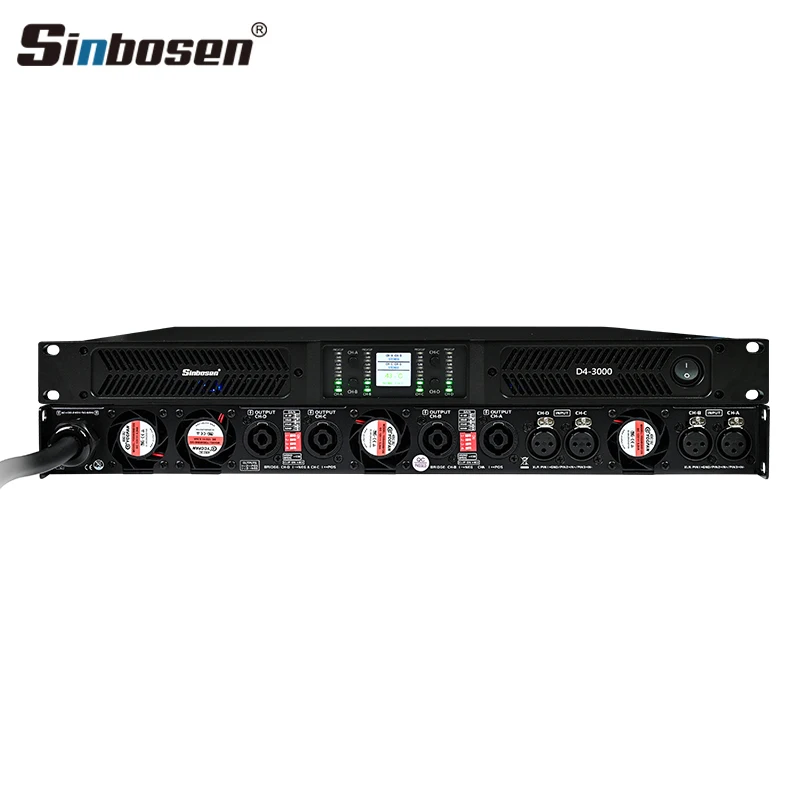 

Amplificador De Potencia Clase D Touring Dj Stereo Pro Audio Amplifier Line Array Amp D4-3000 Class D Amplifier