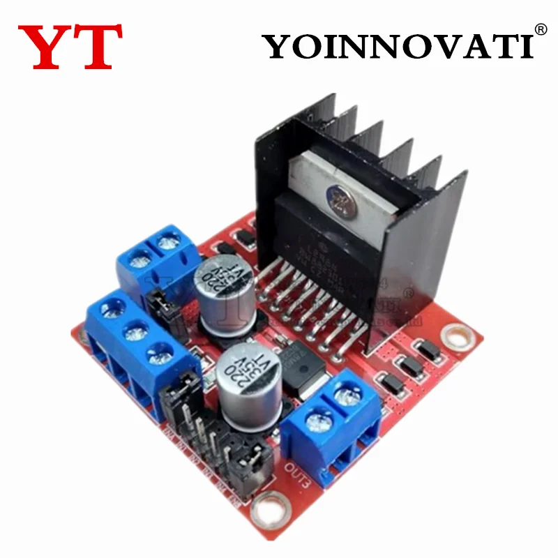 1PCS L298N Driver Board Module L298 Stepper Motor Smart Car Robot Breadboard Peltier High Power