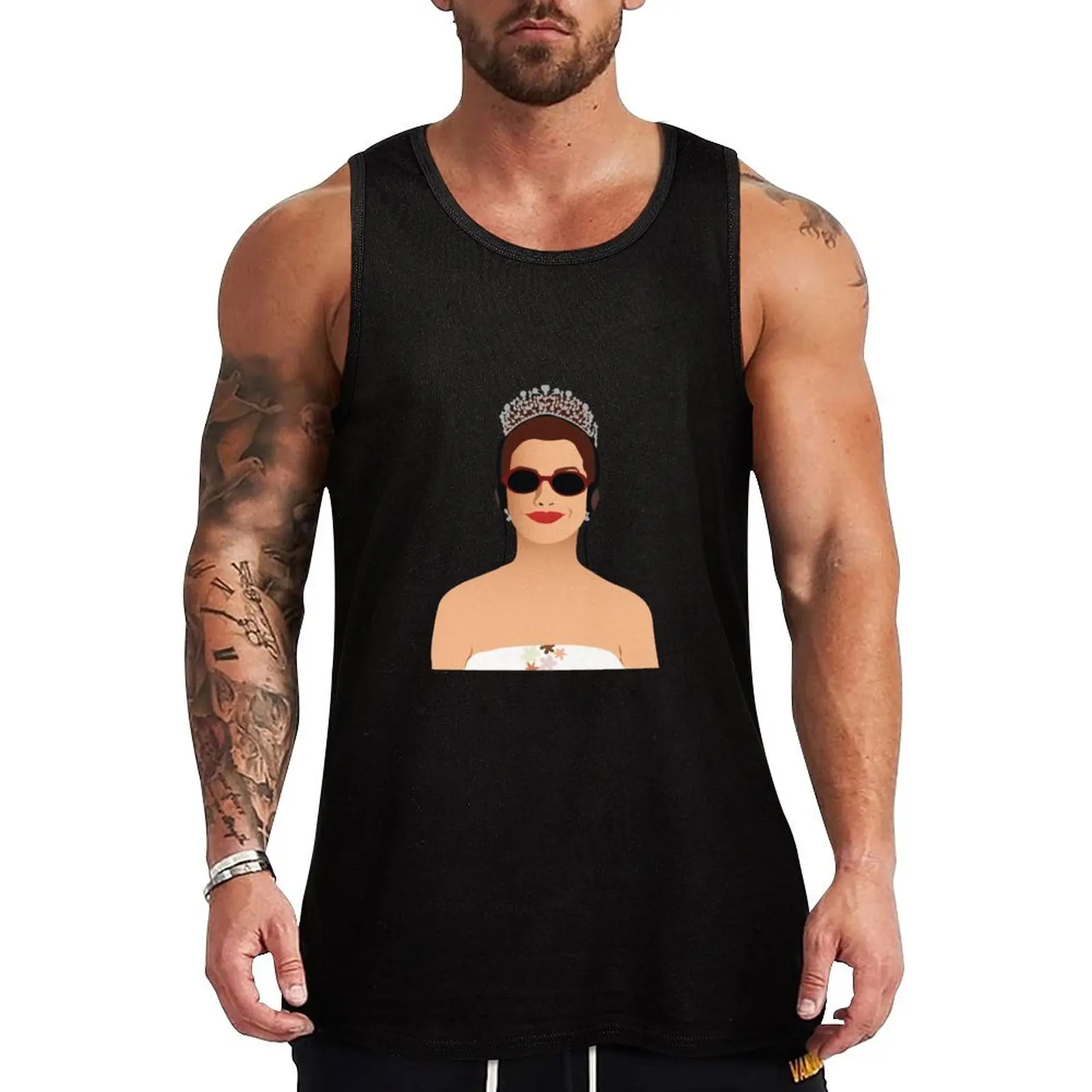 

Princess Mia Tank Top bodybuilding men clothes sports vest Japanese t-shirt