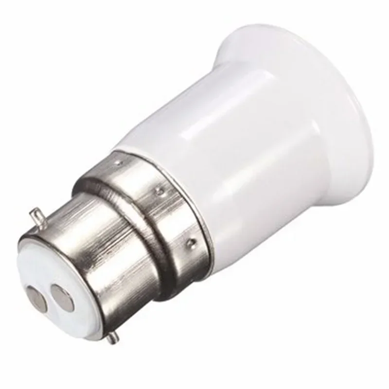 1/5PCS Lamp Sockets Converter B22 To E27 LED Bulb Converter Lamp Base Holder Screw Light Socket Adapter Anti-burning Bulb Holder