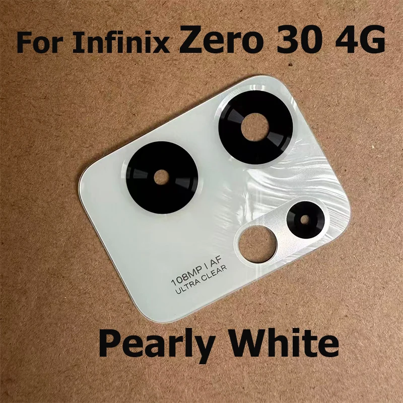 For Infinix Zero 30 4G Back Camera Lens Rear Glass With Adhesive Sticker Replacement X6831B
