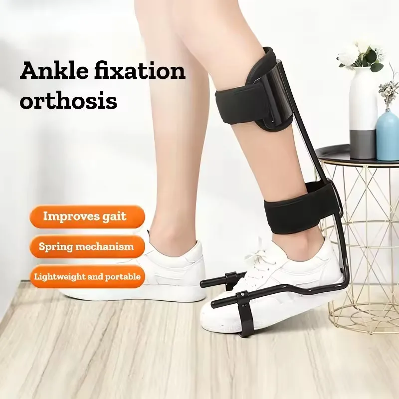 Hemiplegia Foot Drop Orthosis Lightweight Portable Wear-resistant Adjustable Ergonomic Foot Orthosis Rehabilitation Supplies